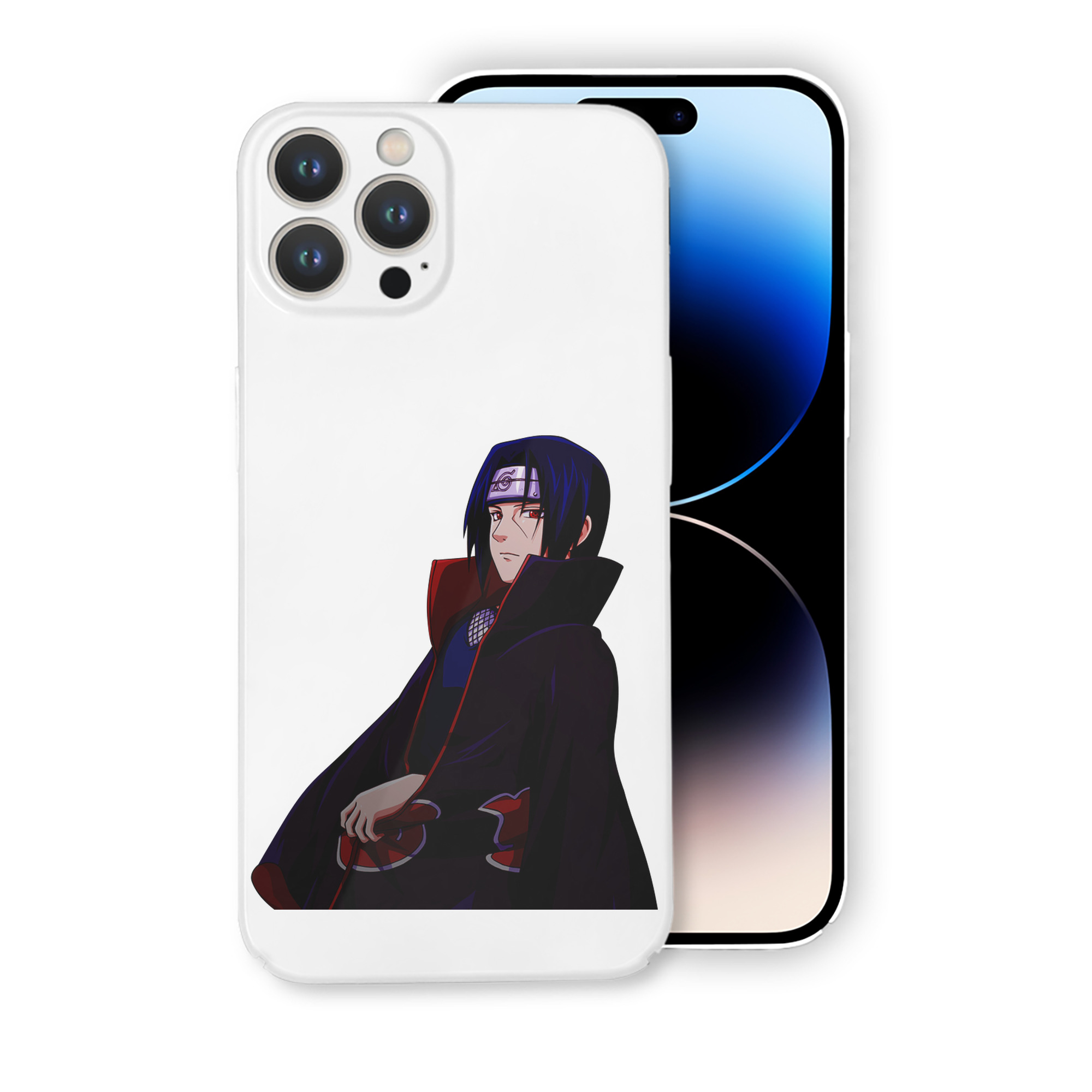 （画像用） NARUTO -ナルト- うちは イタチ Uchiha Itachi 【iPhone 14シリーズ対応】ハードケース
